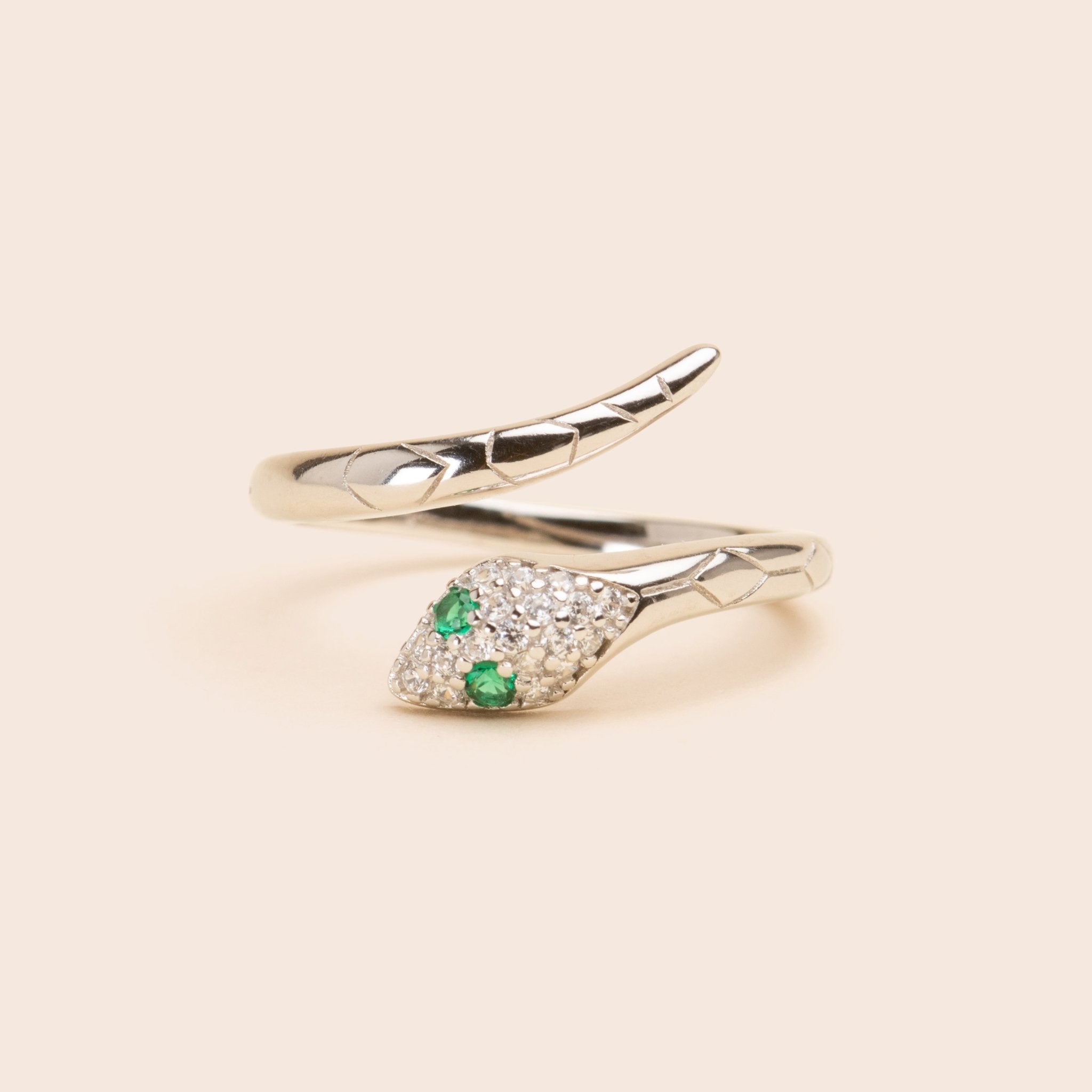 Silver Snake Ring - Gemlet