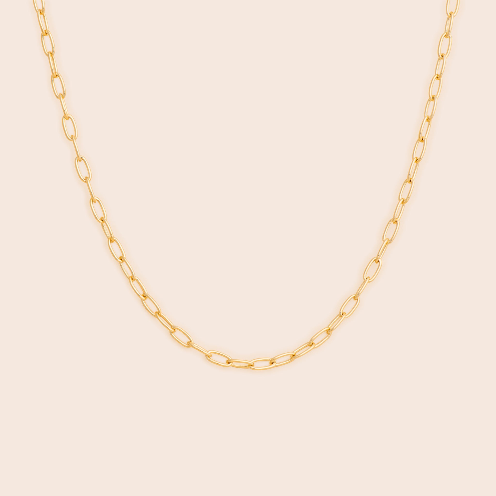 Thick Paper Clip Chain Necklace - Gemlet