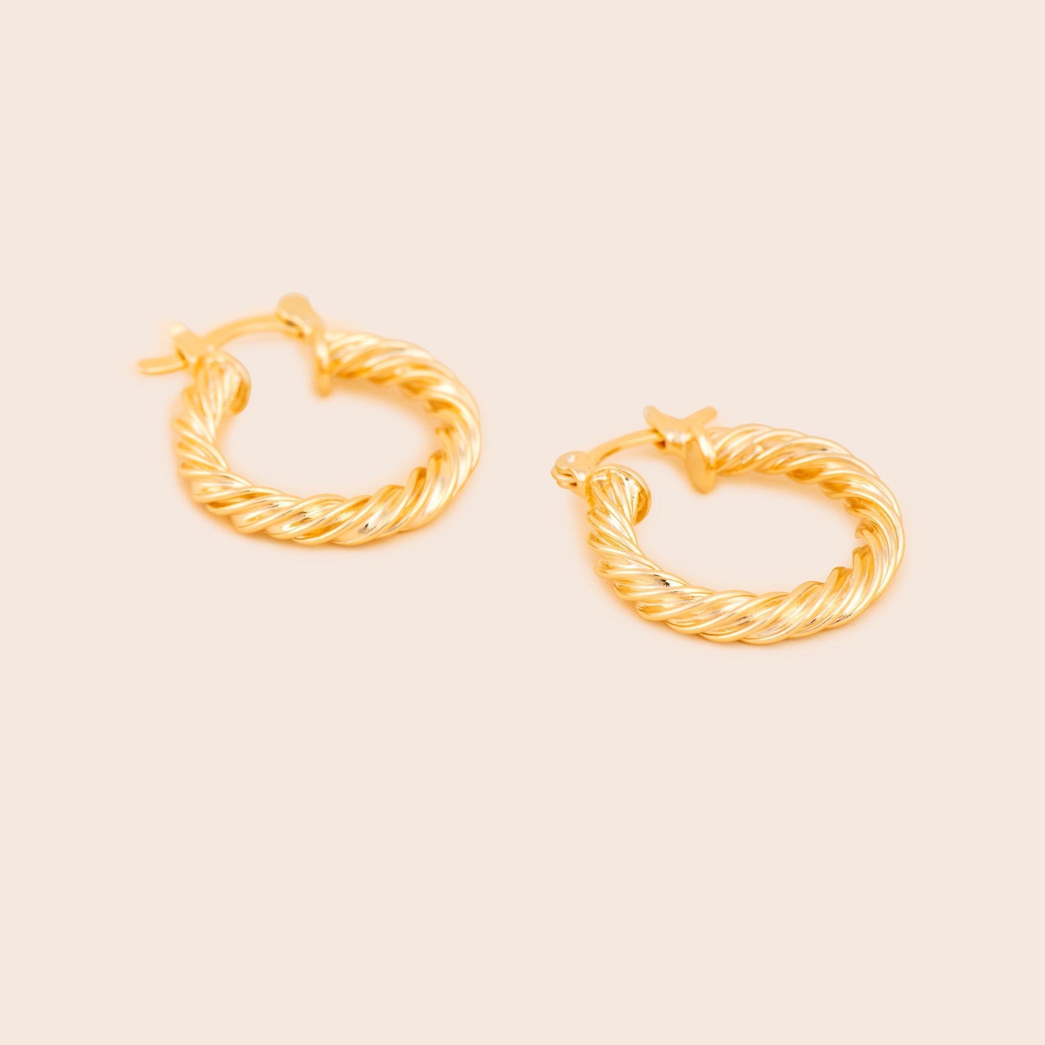 Twisted Hoop Earrings - Gemlet