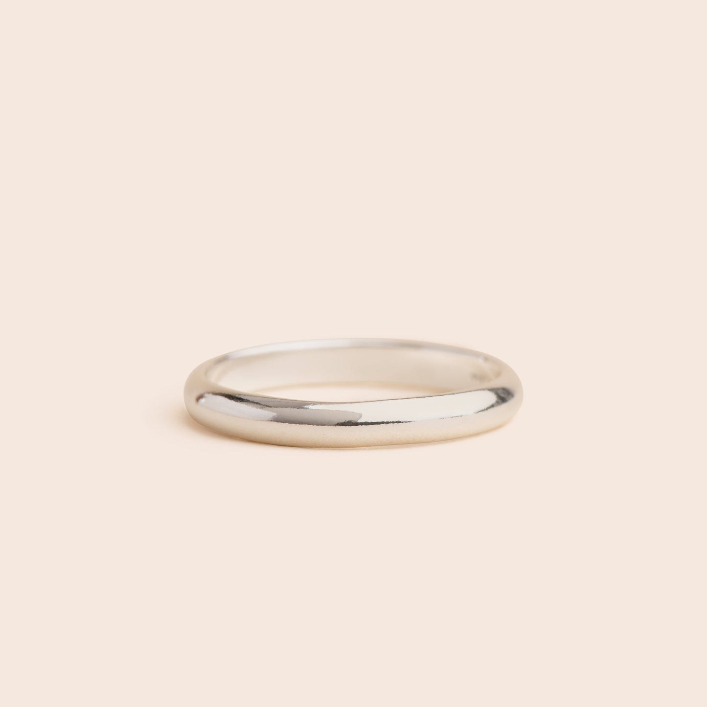Wide Band - Sterling Silver Stacking Ring - Gemlet