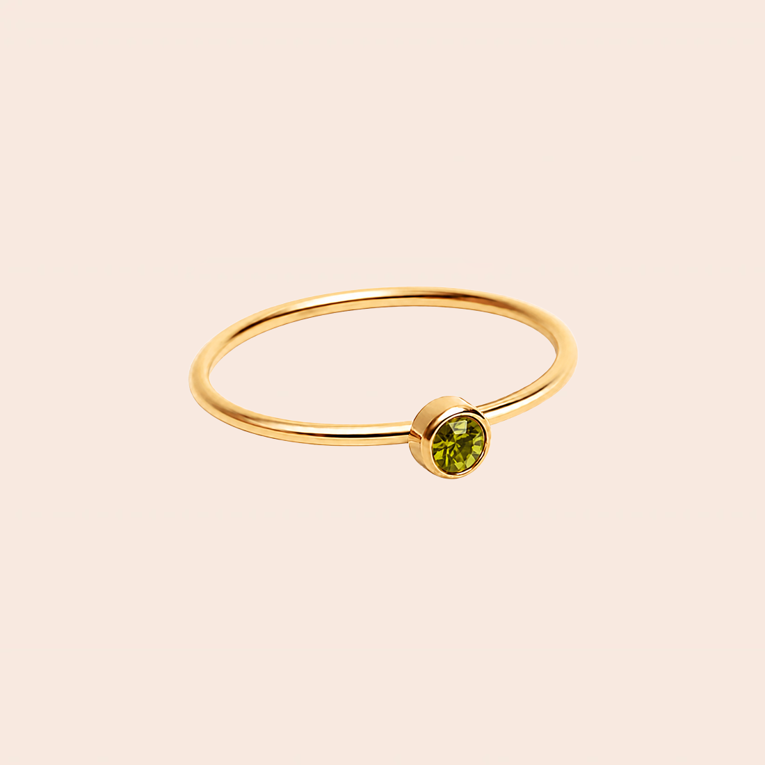 Birthstone Stacking Ring