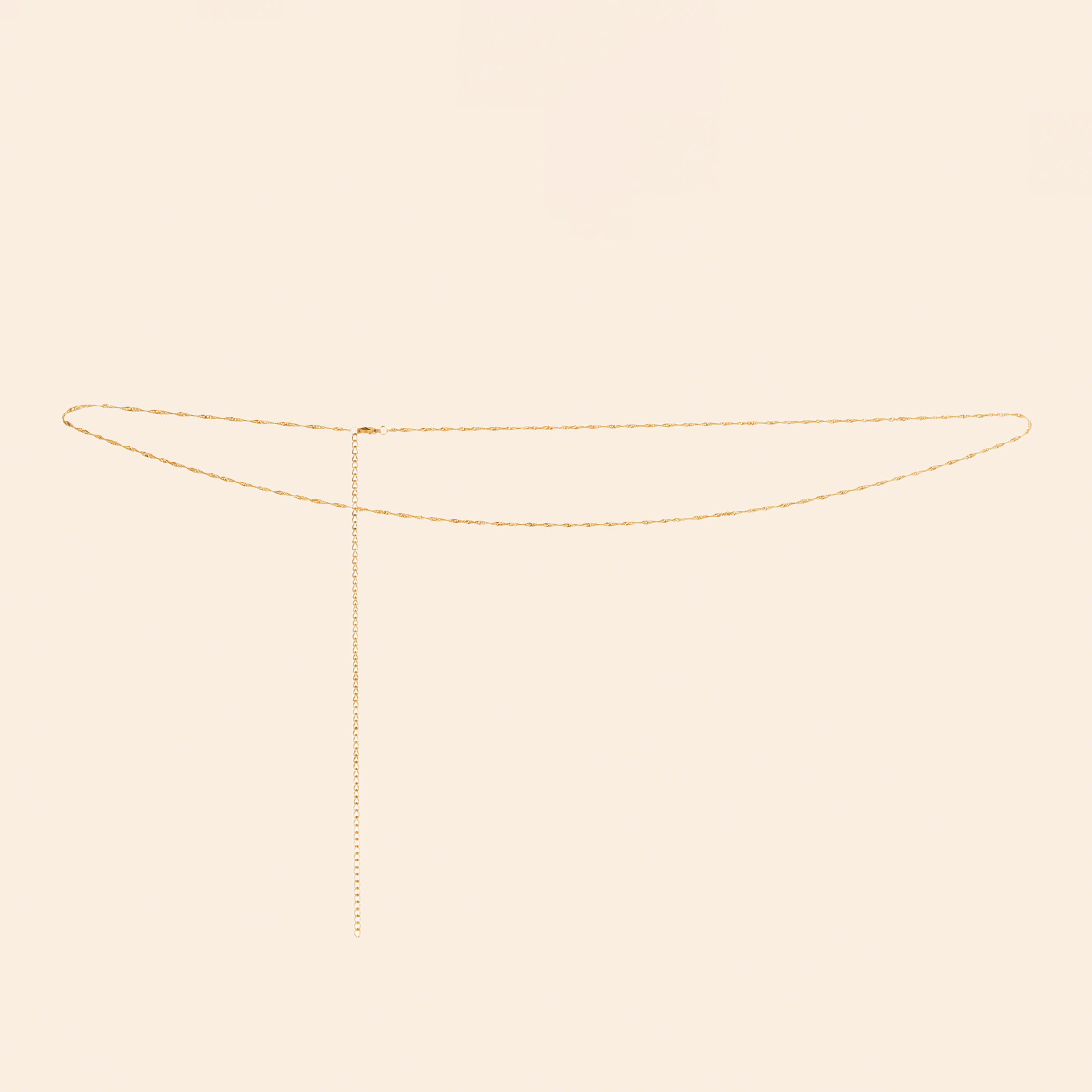 Dappel Oval Belly Chain