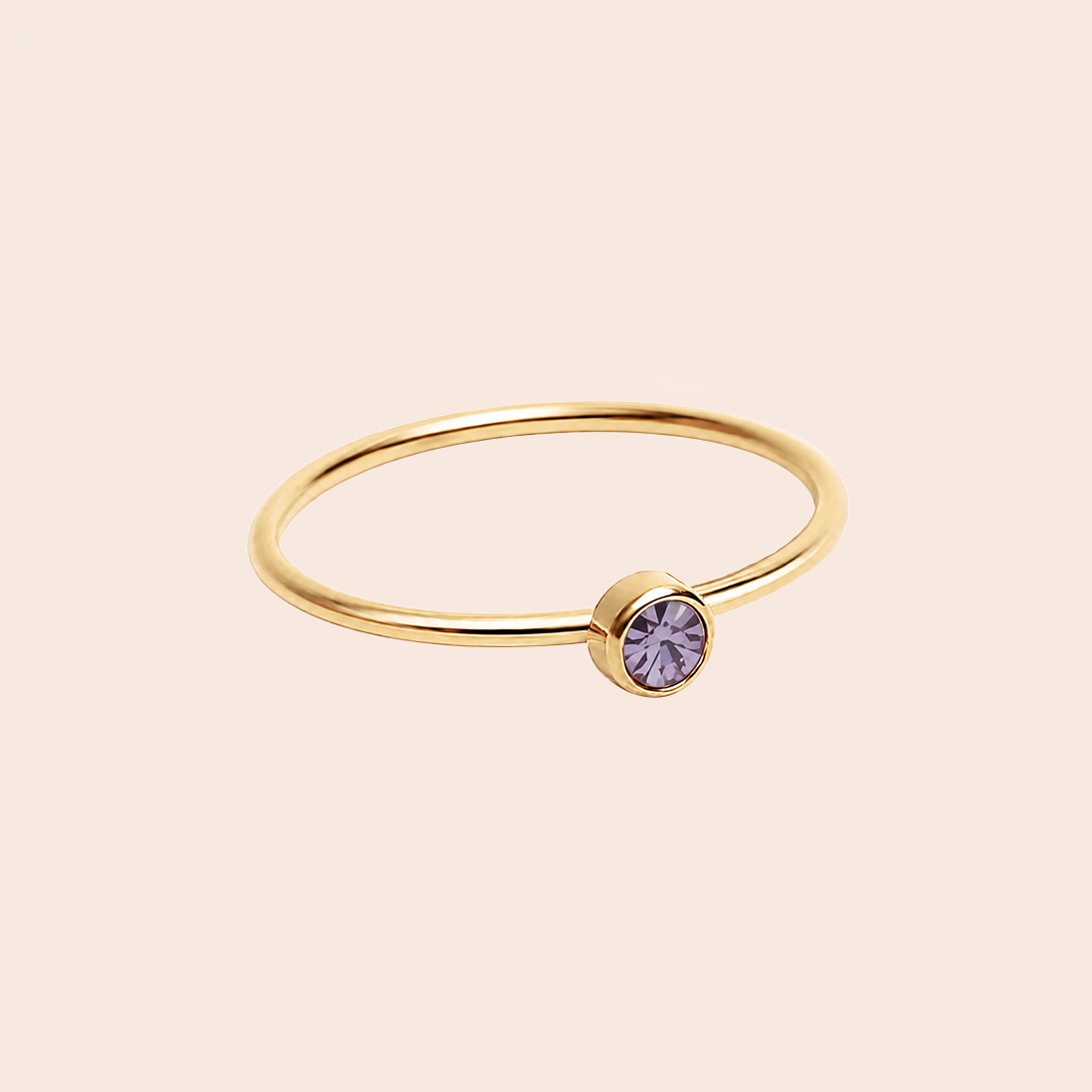 Birthstone Stacking Ring