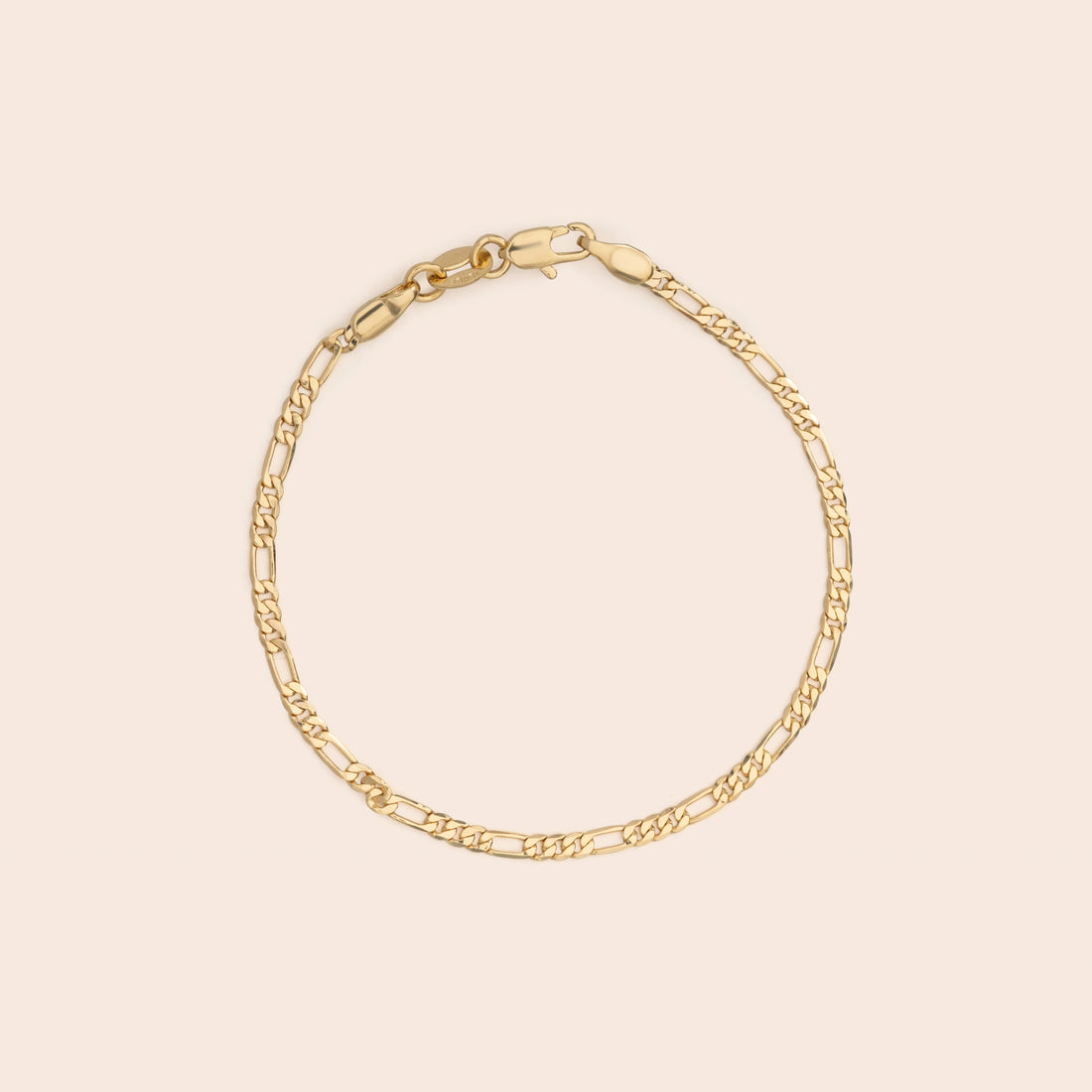 Flat Figaro Chain Bracelet