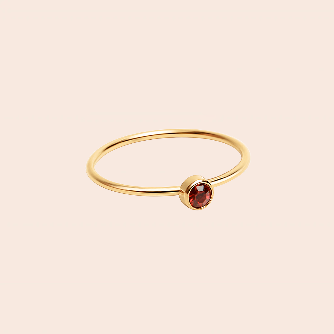 Birthstone Stacking Ring
