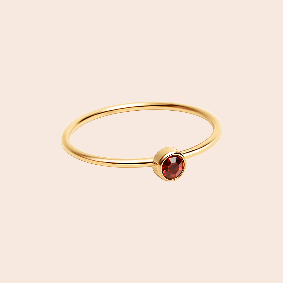 Birthstone Stacking Ring