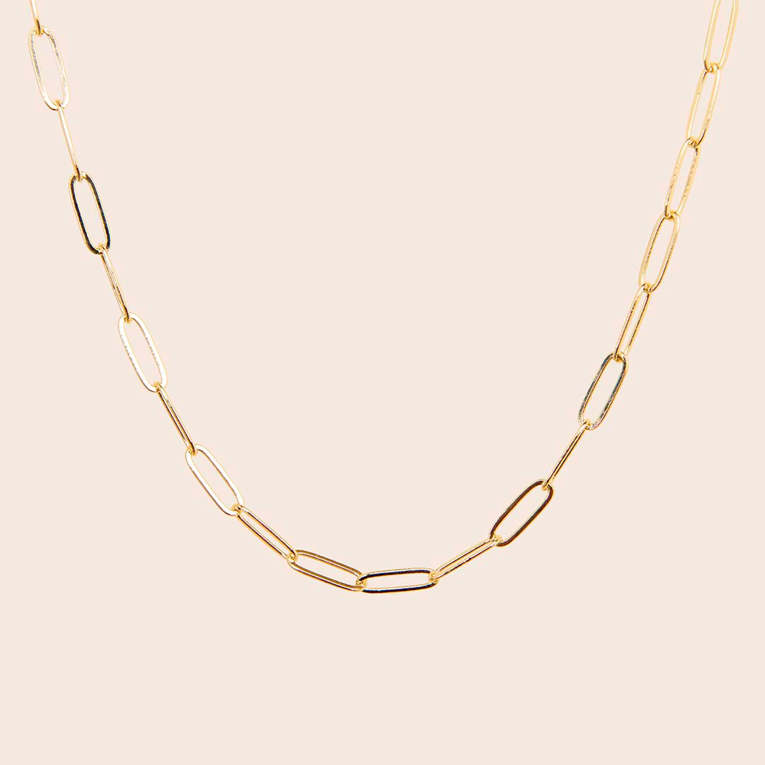 Large Paperclip Chain Necklace