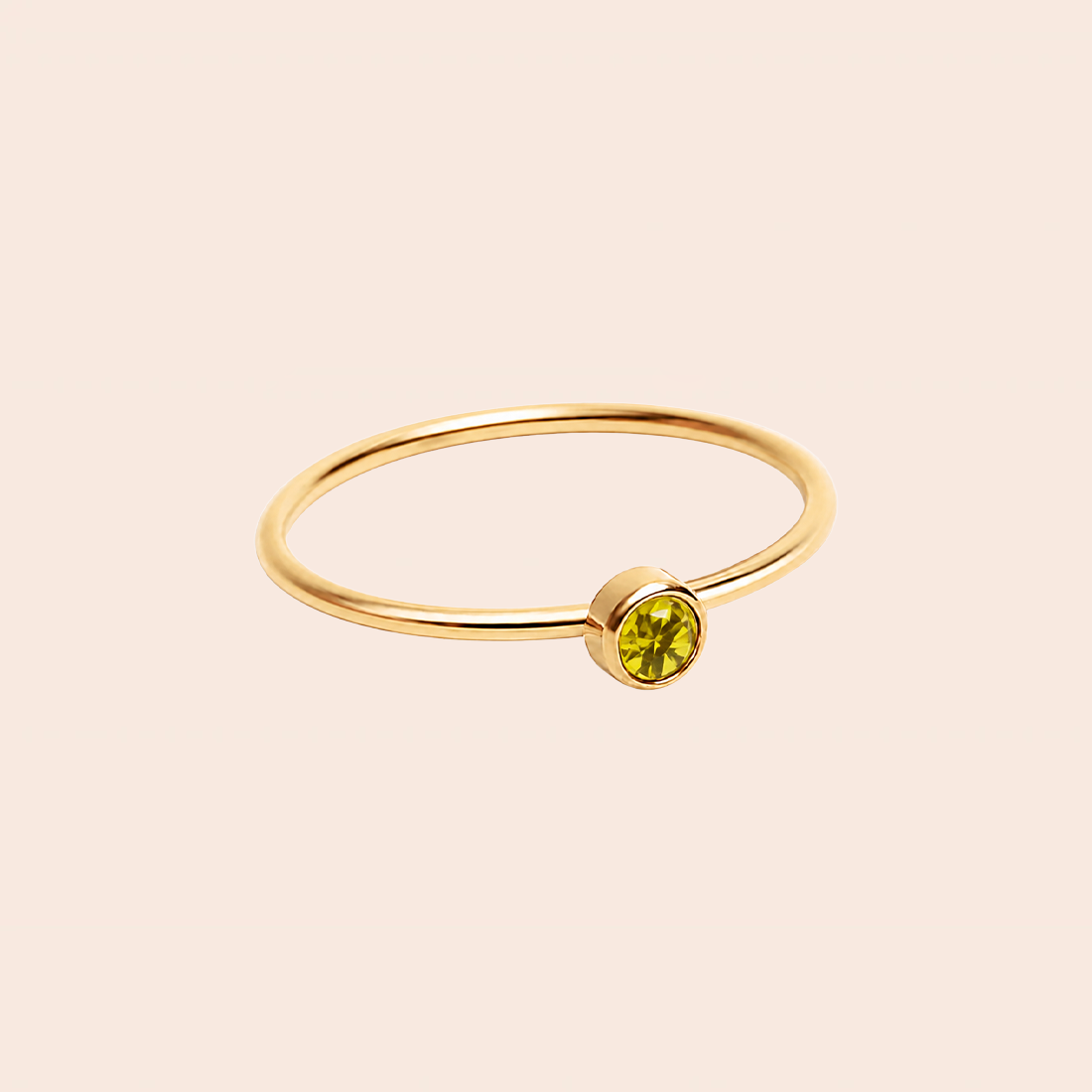 Birthstone Stacking Ring