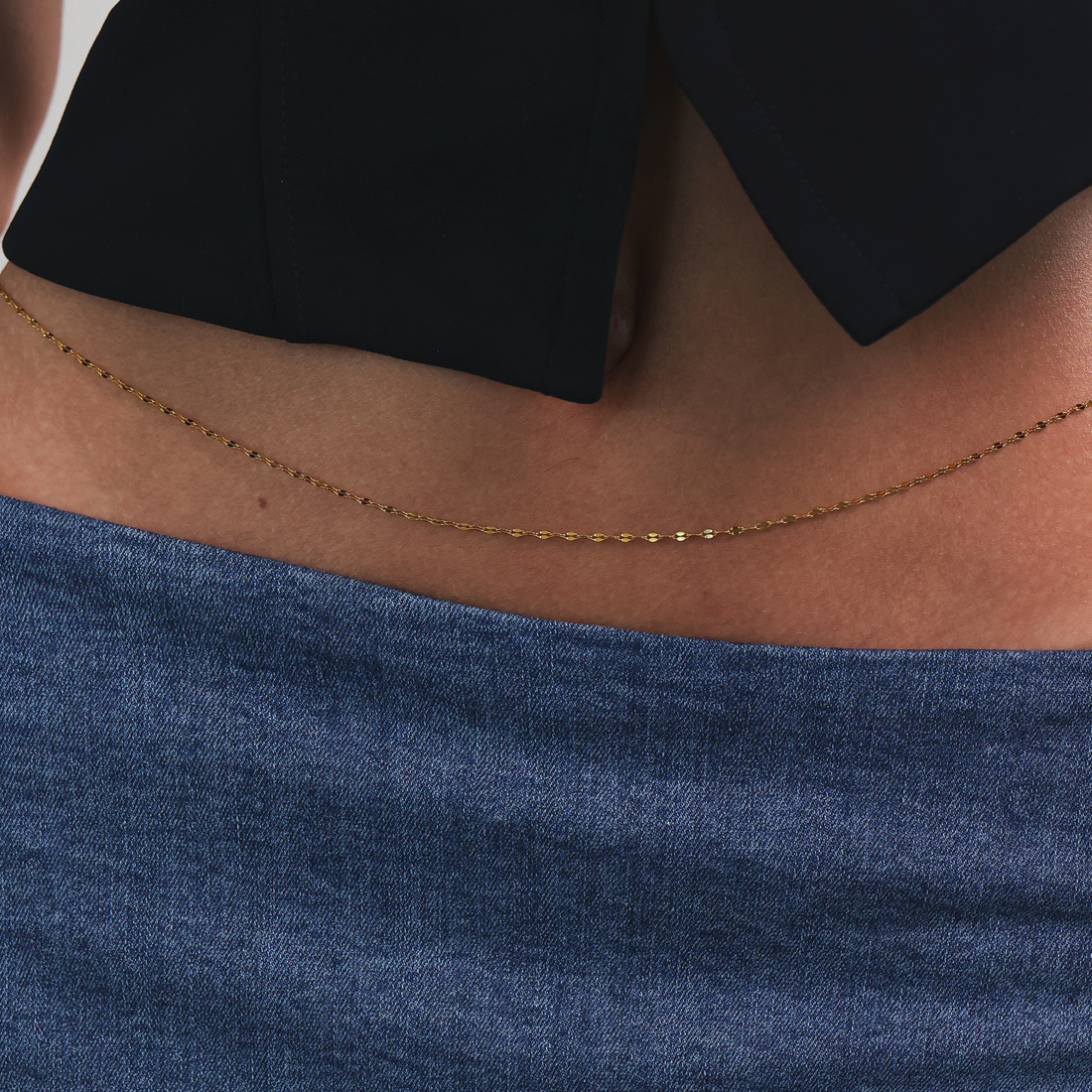 Dappel Oval Belly Chain