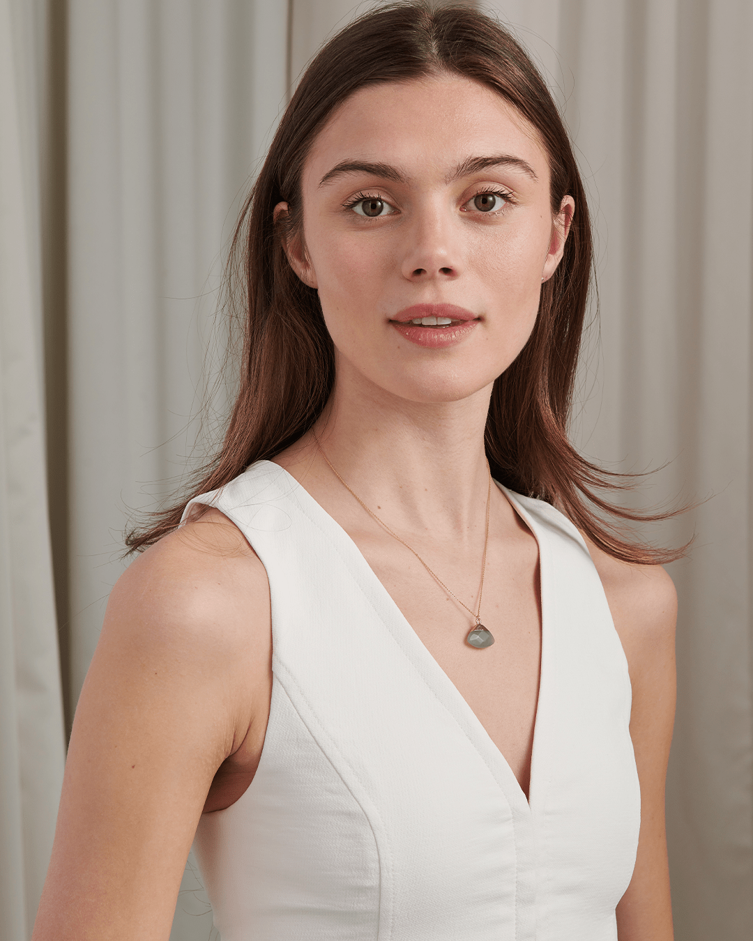 Aventurine Fan Necklace - Gemlet