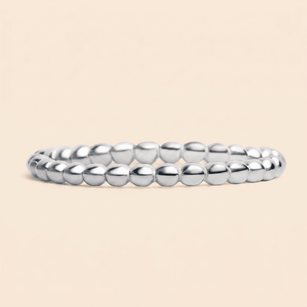 Beaded Stacking Ring - Gemlet