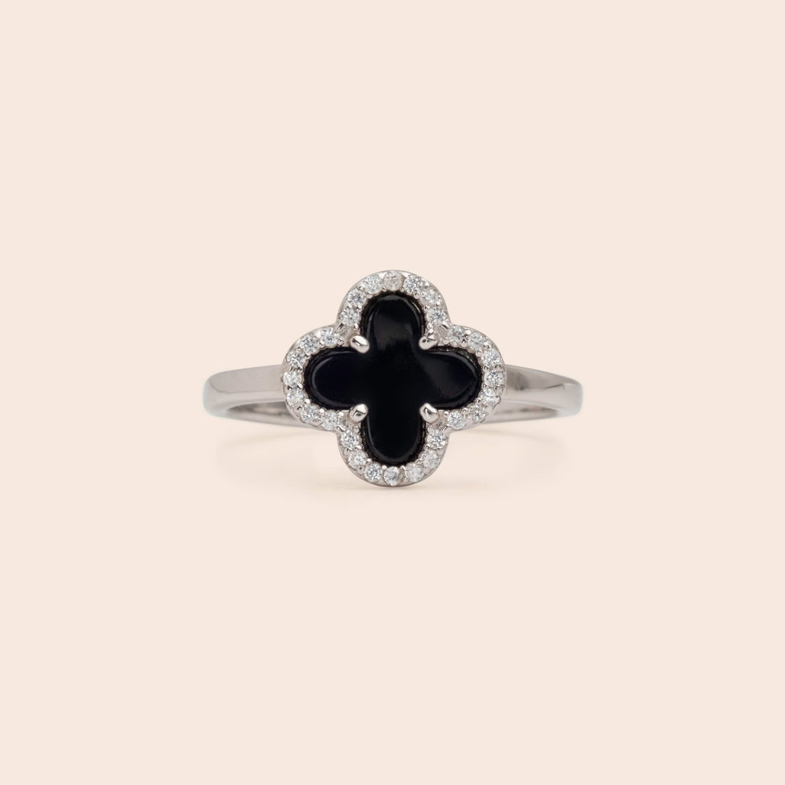 Big Black Clover Ring - Gemlet