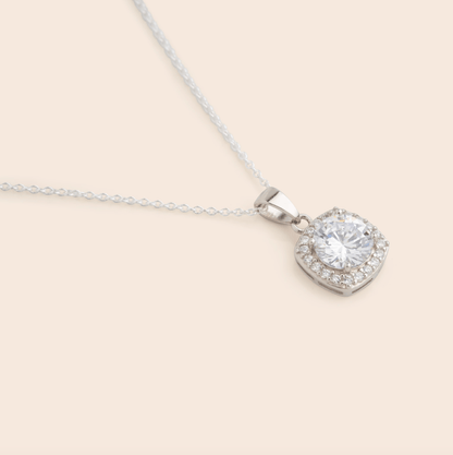 Big CZ Pendant Necklace - Gemlet