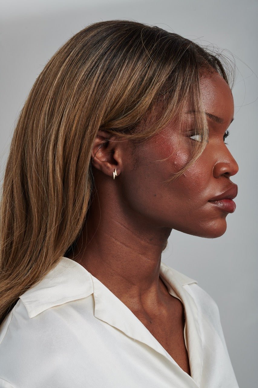 Big Lightning Bolt Studs - Gemlet