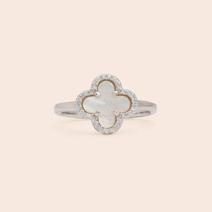 Big White Clover Ring - Gemlet