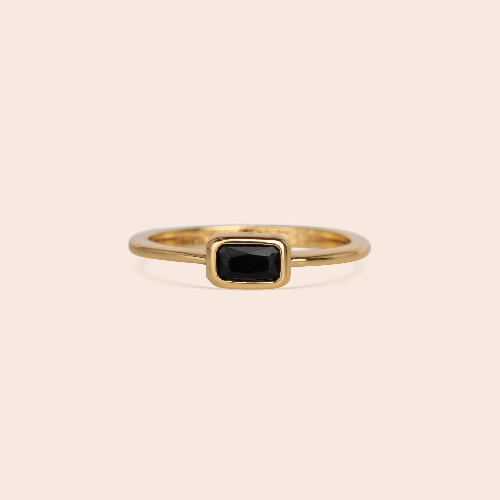 Black Baguette Ring - Gemlet