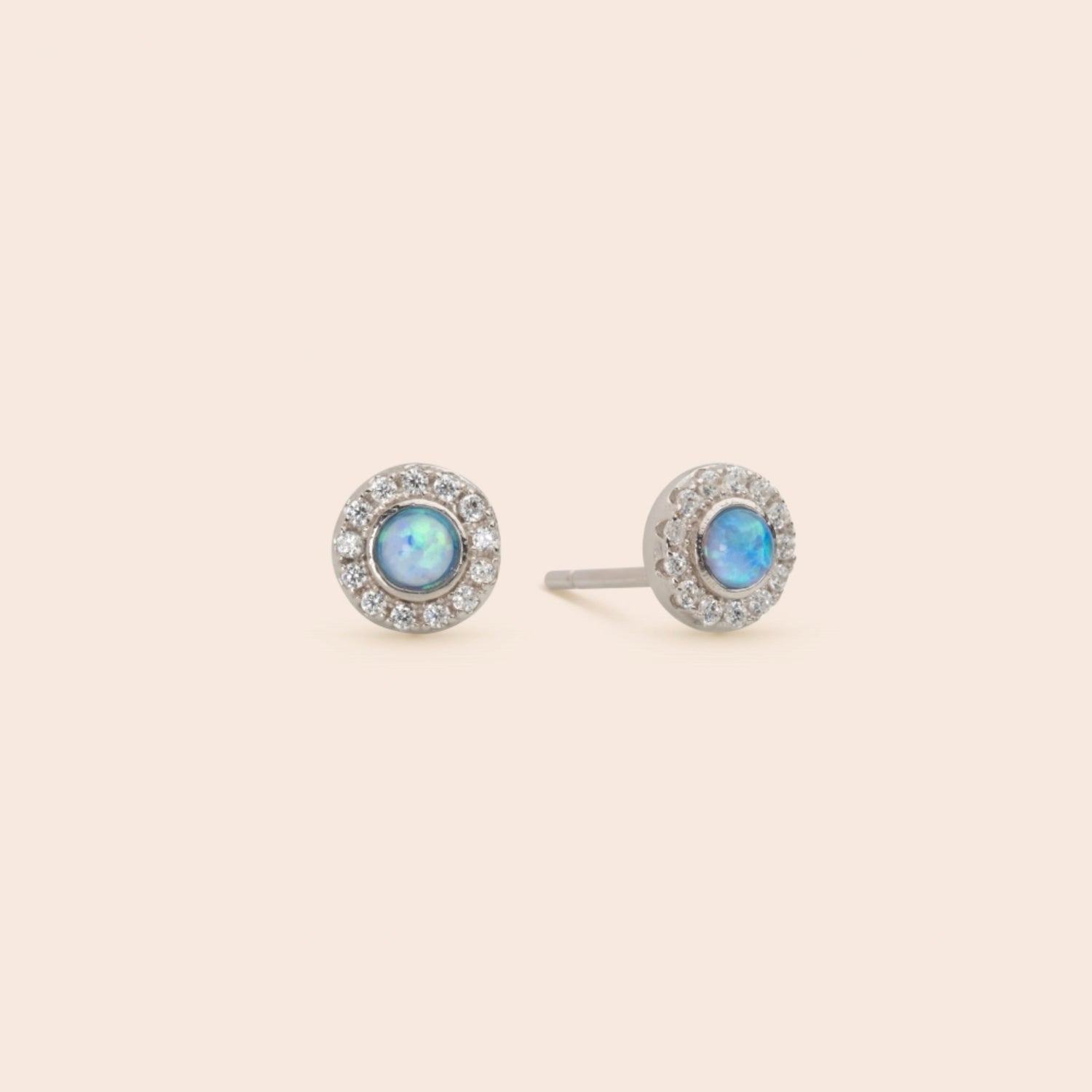 Blue Opal Studs - Gemlet