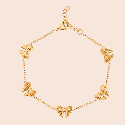 Bow Charm Bracelet - Gemlet