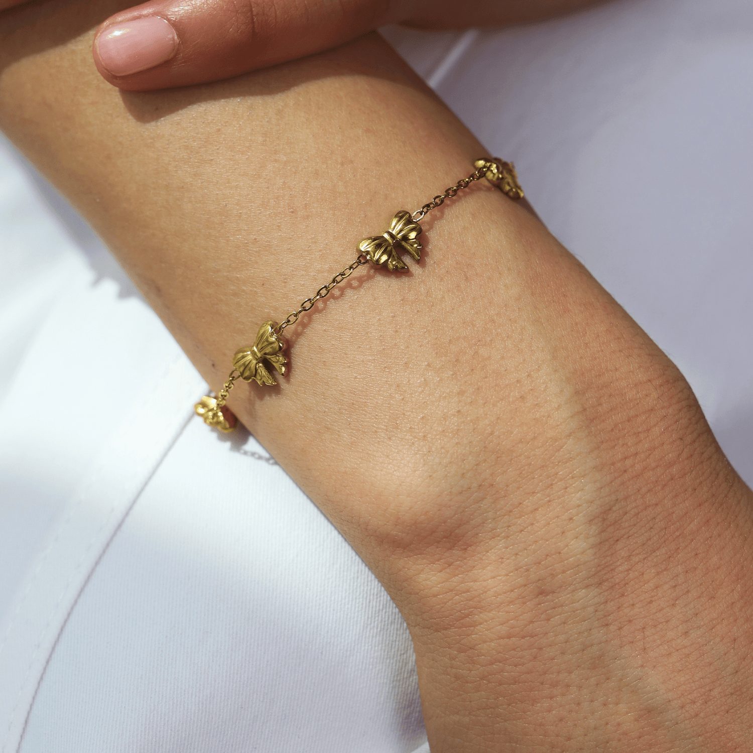 Bow Charm Bracelet - Gemlet
