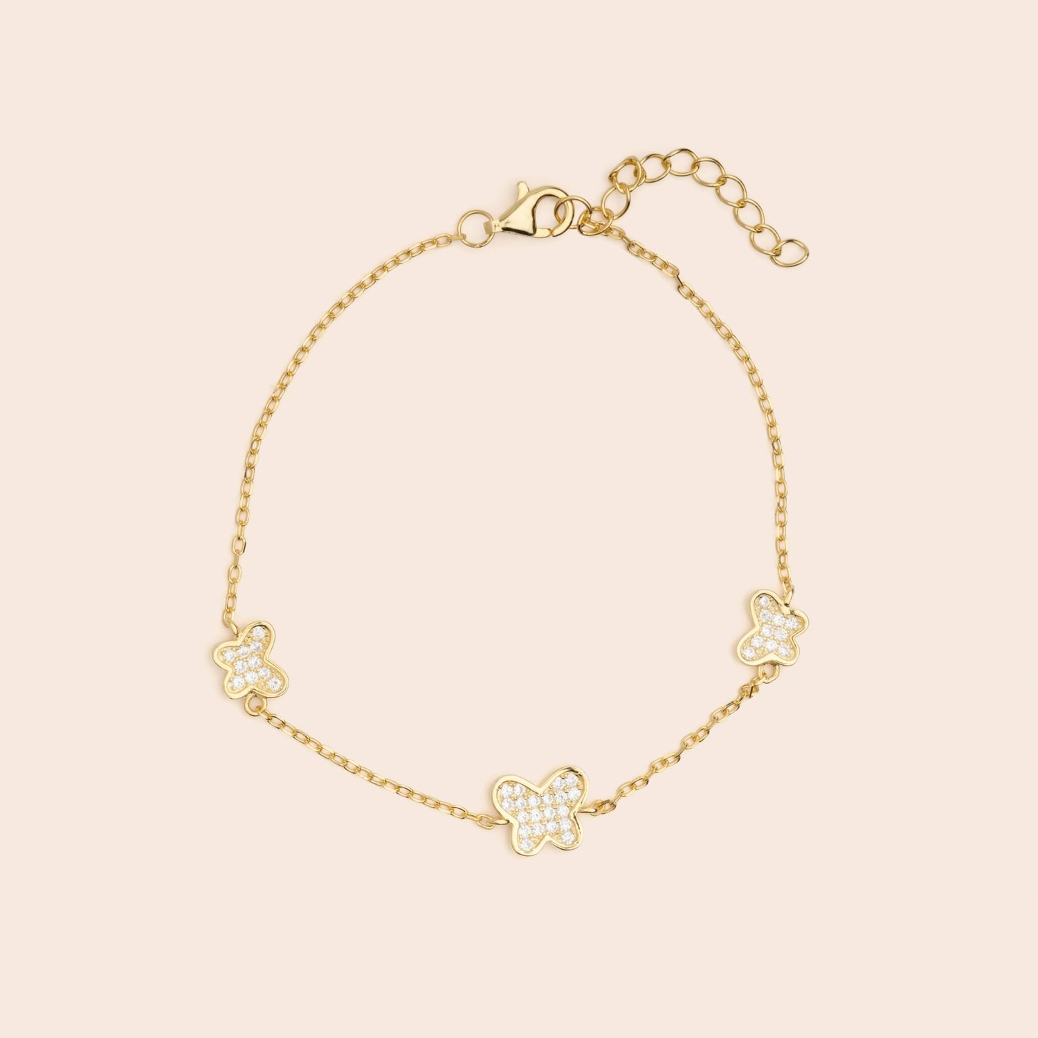 Butterfly Chain Bracelet - Gemlet