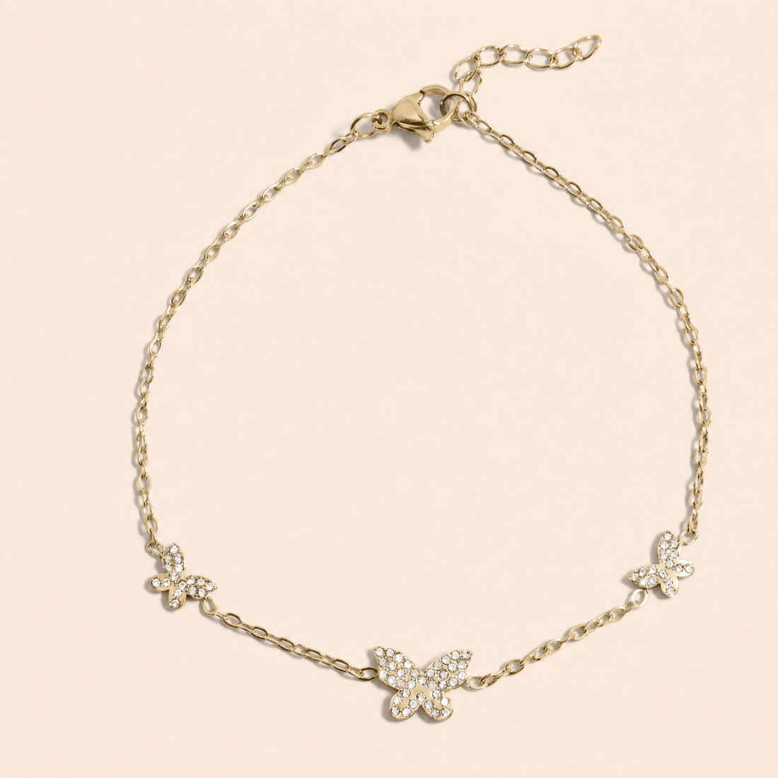 Butterfly Charm Bracelet - Gemlet