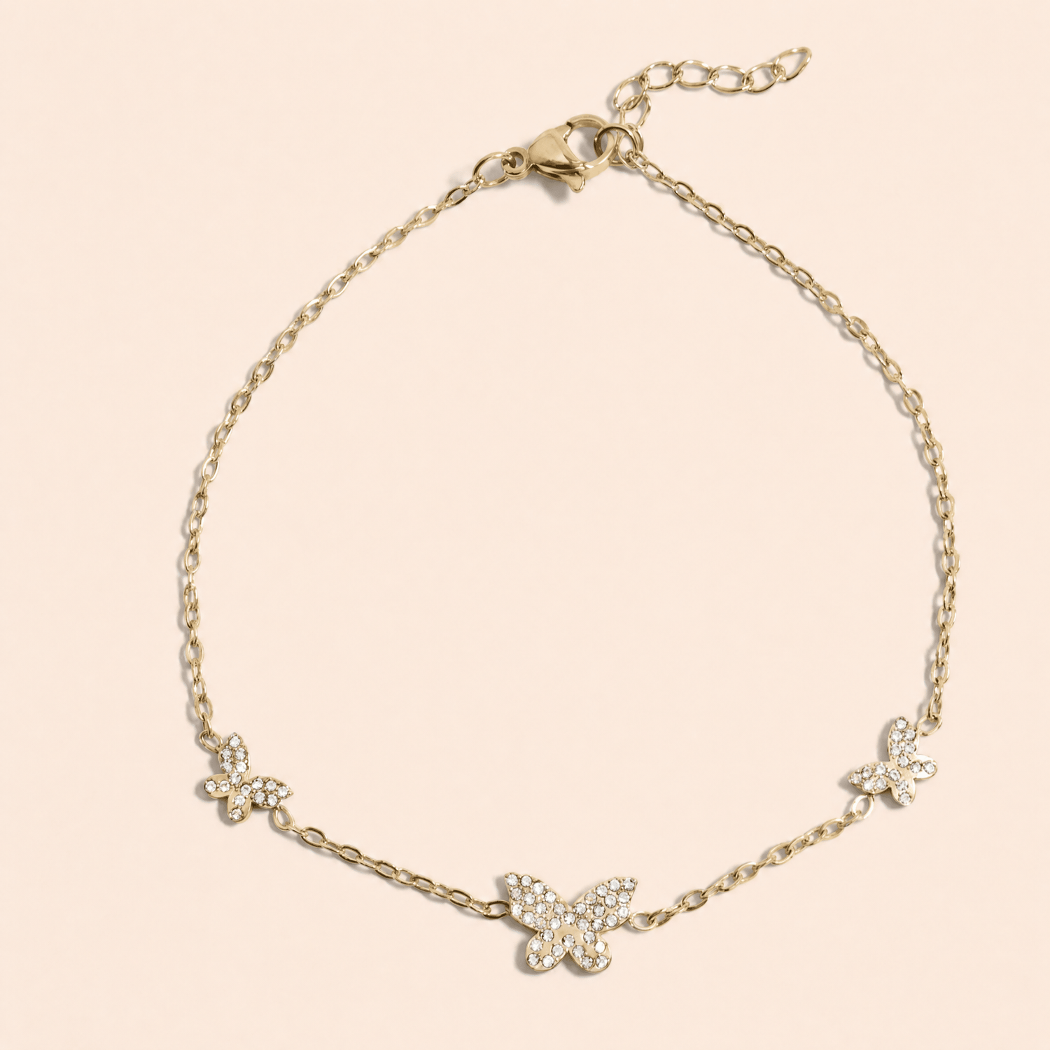 Butterfly Charm Bracelet - Gemlet