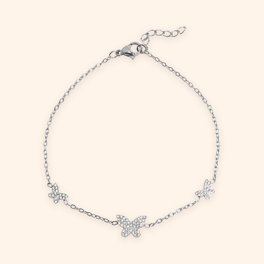 Butterfly Charm Bracelet - Gemlet