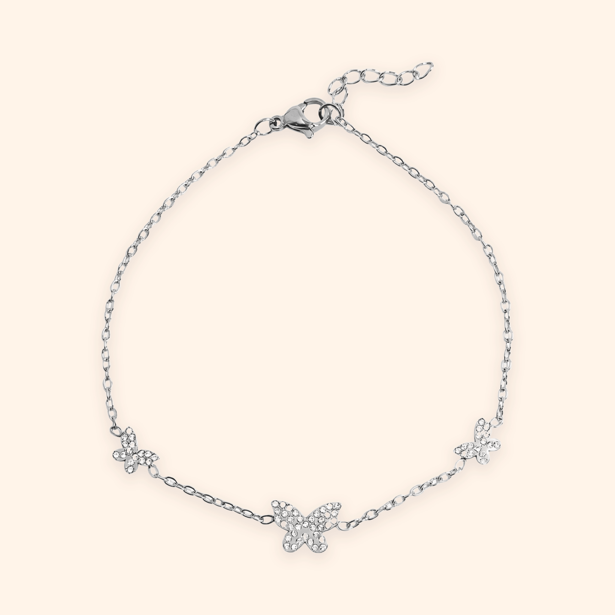 Butterfly Charm Bracelet - Gemlet