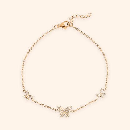 Butterfly Charm Bracelet - Gemlet