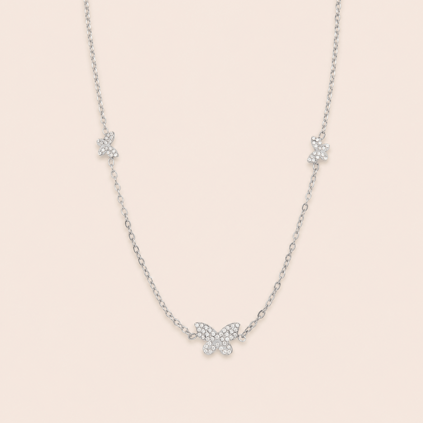 Butterfly Charm Necklace - Gemlet
