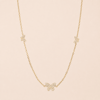 Butterfly Charm Necklace - Gemlet