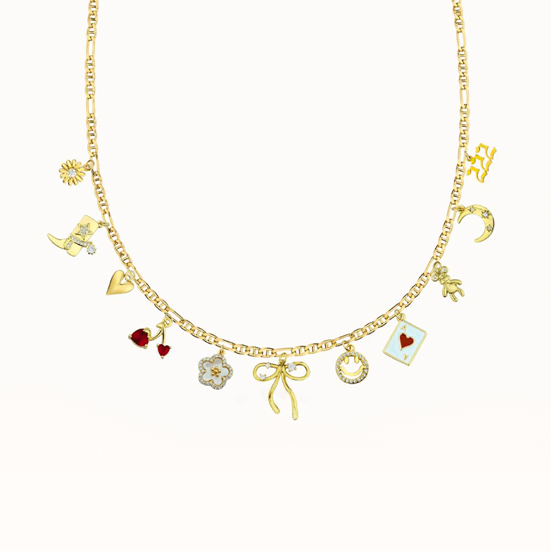 Charm Bar - Classic Chain Necklace - Gemlet