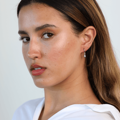 Conch Shell Dangle Huggies - Gemlet