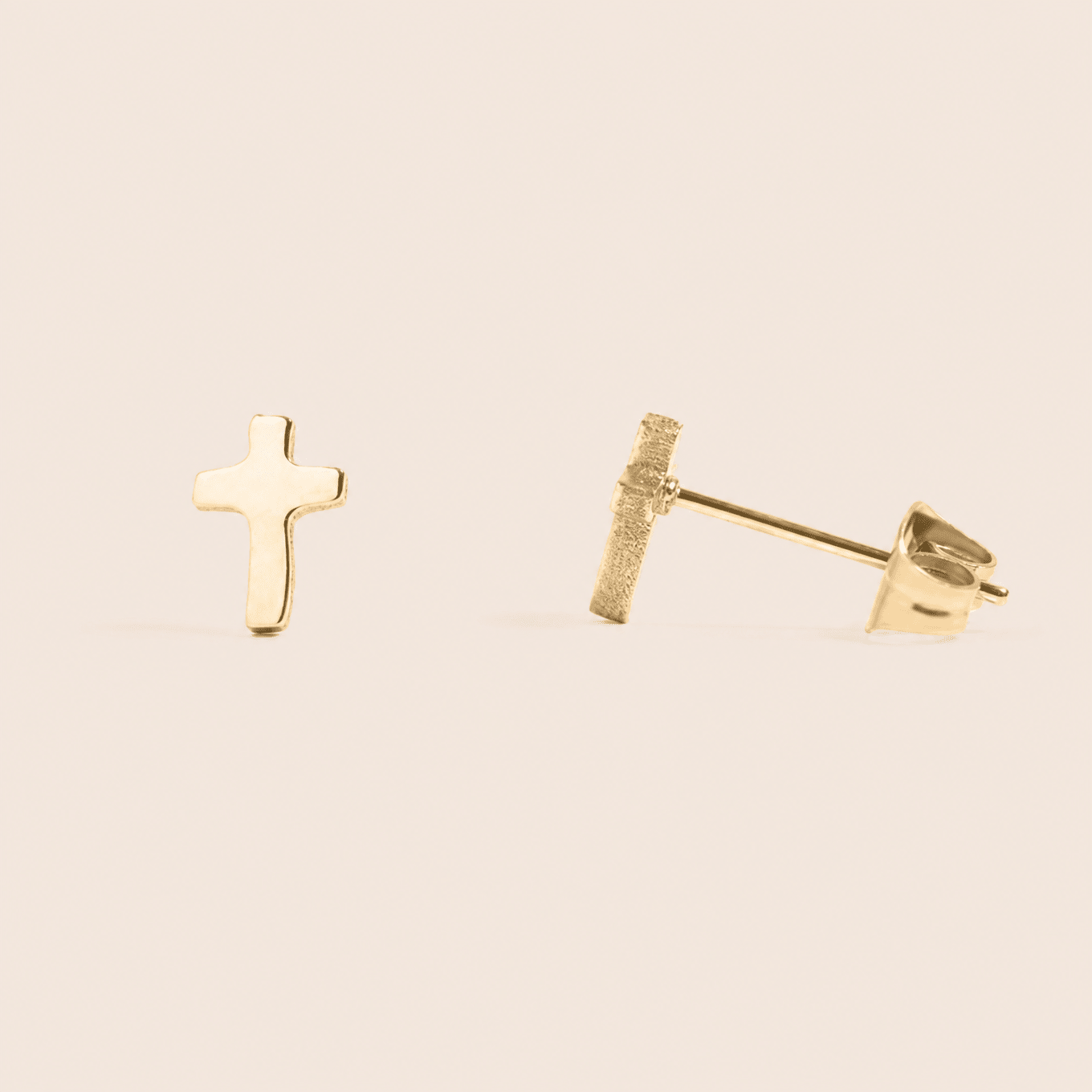 Cross Stud Earrings - Gemlet