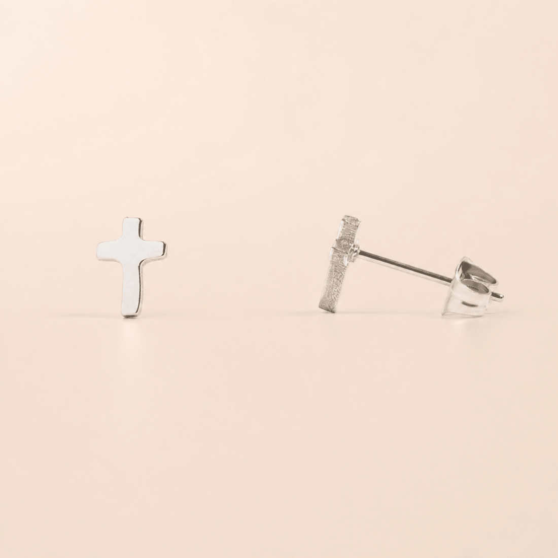 Cross Stud Earrings - Gemlet