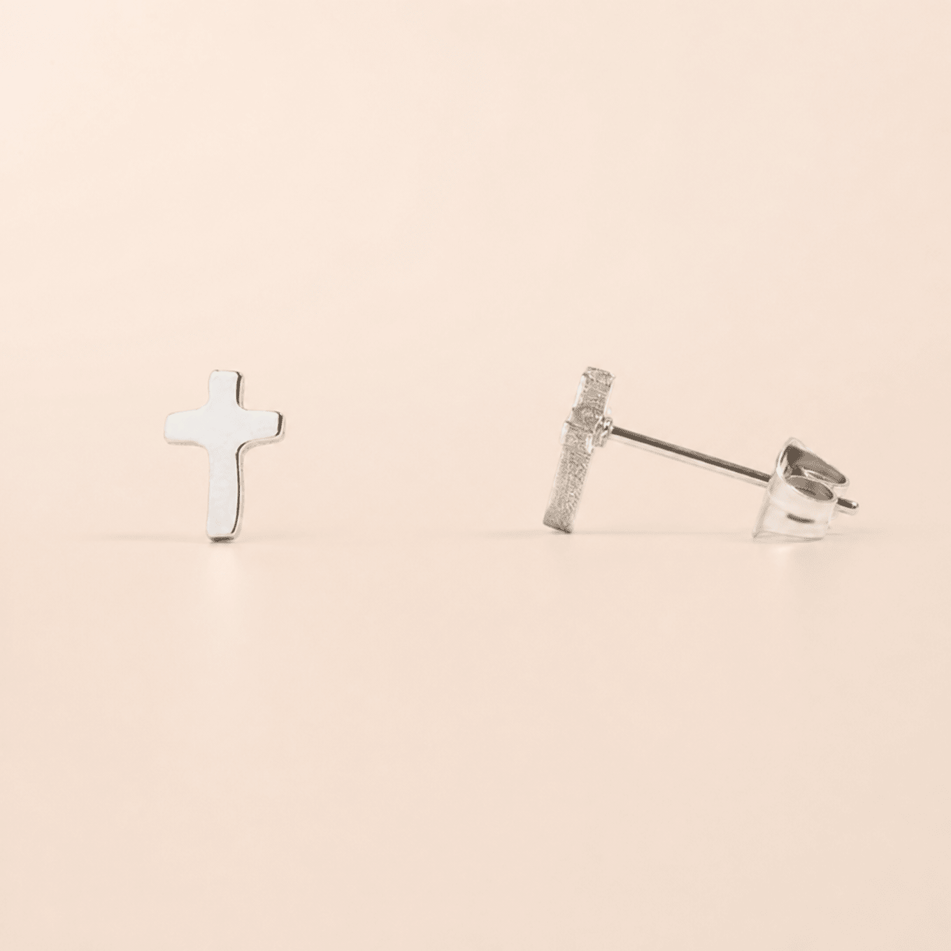 Cross Stud Earrings - Gemlet