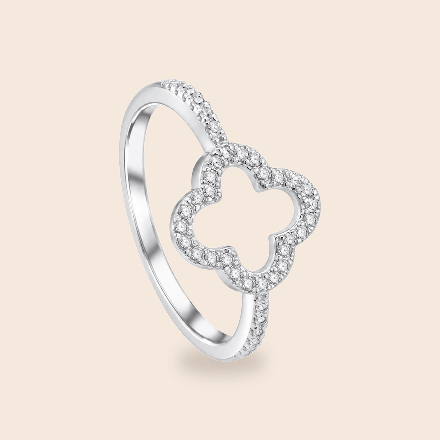 CZ Clover Ring - Gemlet