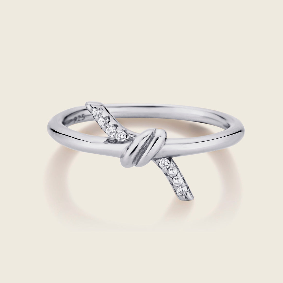 CZ Knot Ring - Gemlet