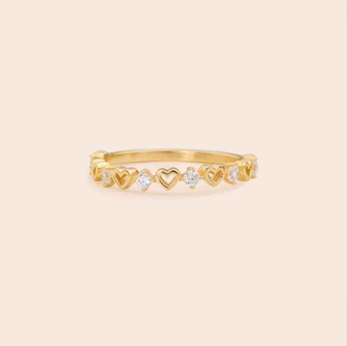 Dainty Hearts Ring - Gemlet