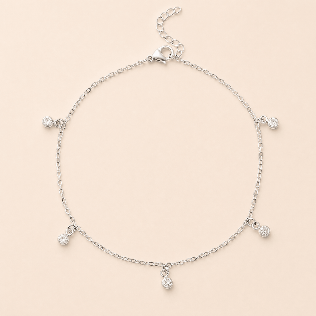 Dangle CZ Anklet - Gemlet