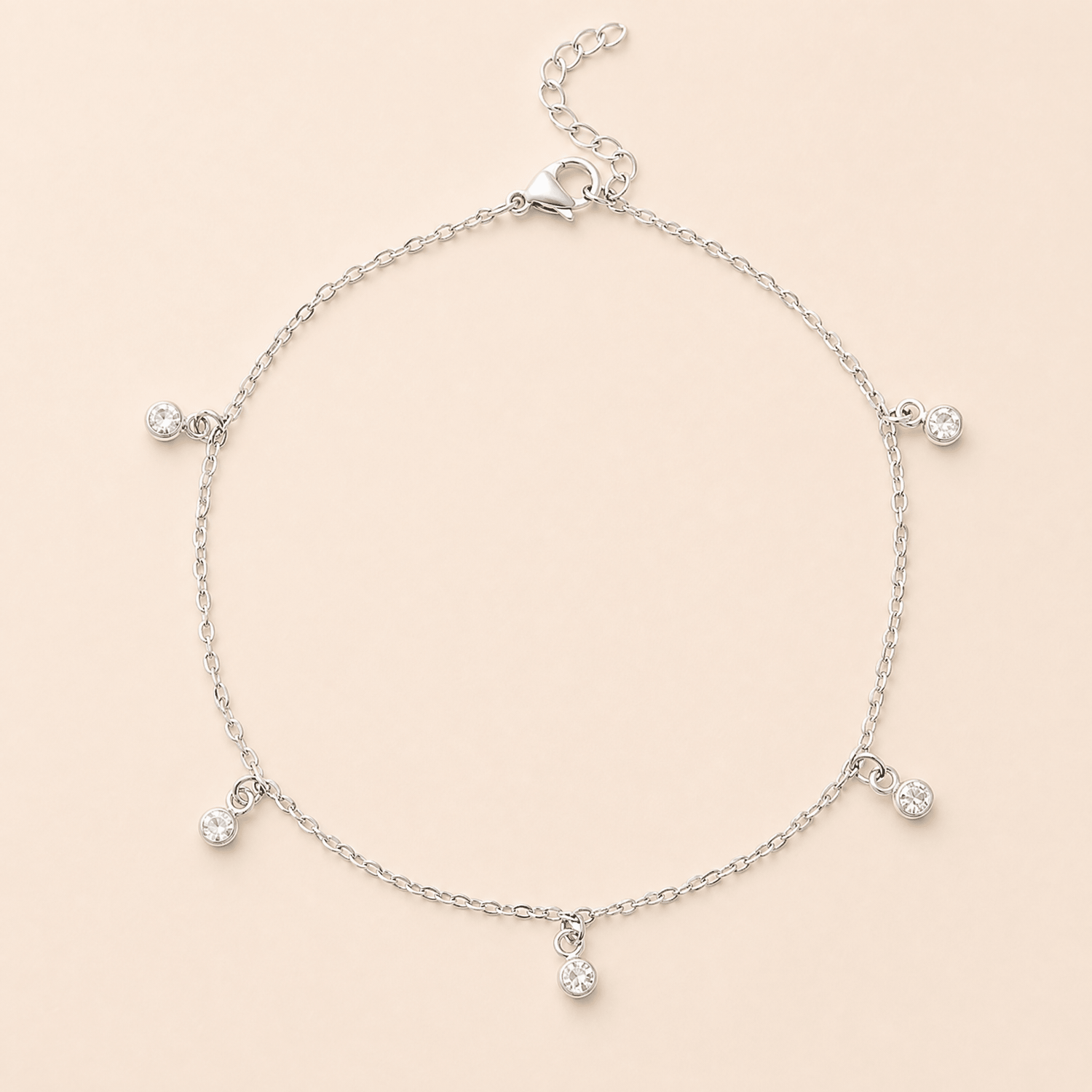 Dangle CZ Anklet - Gemlet