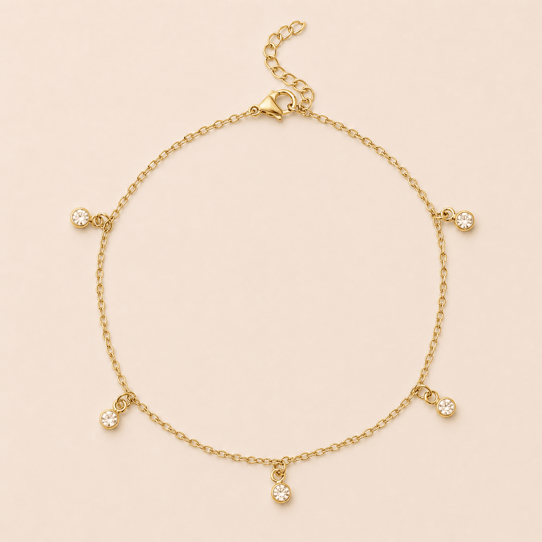 Dangle CZ Anklet (Copy) - Gemlet