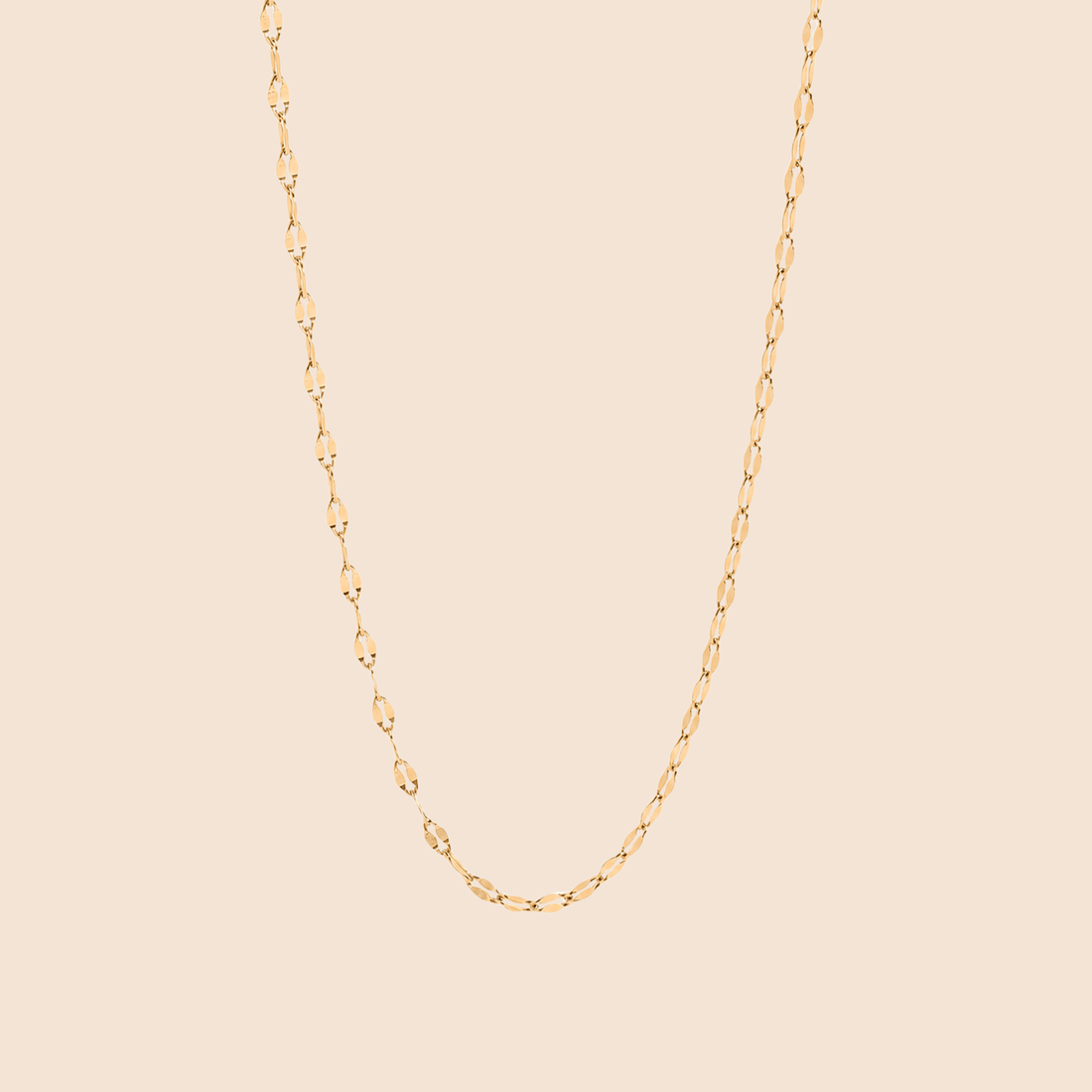 Dapped Oval Chain Necklace - Gemlet