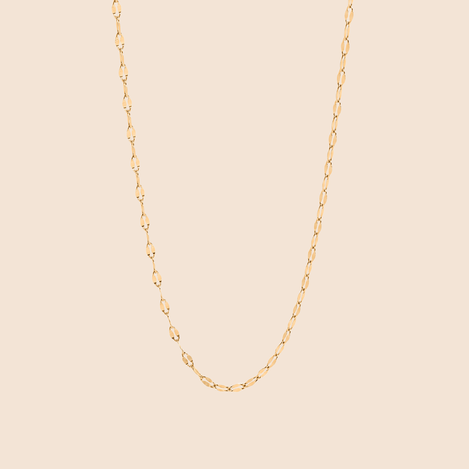 Dapped Oval Chain Necklace - Gemlet