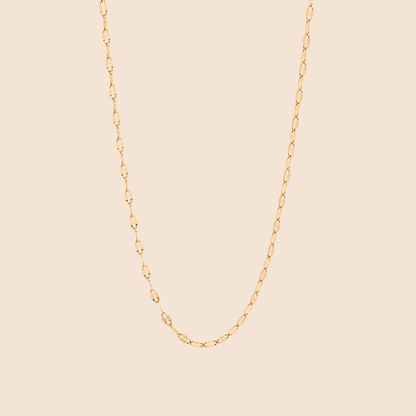 Dapped Oval Chain Necklace - Gemlet