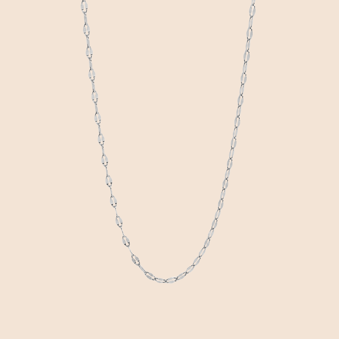 Dapped Oval Chain Necklace - Gemlet