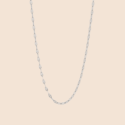 Dapped Oval Chain Necklace - Gemlet