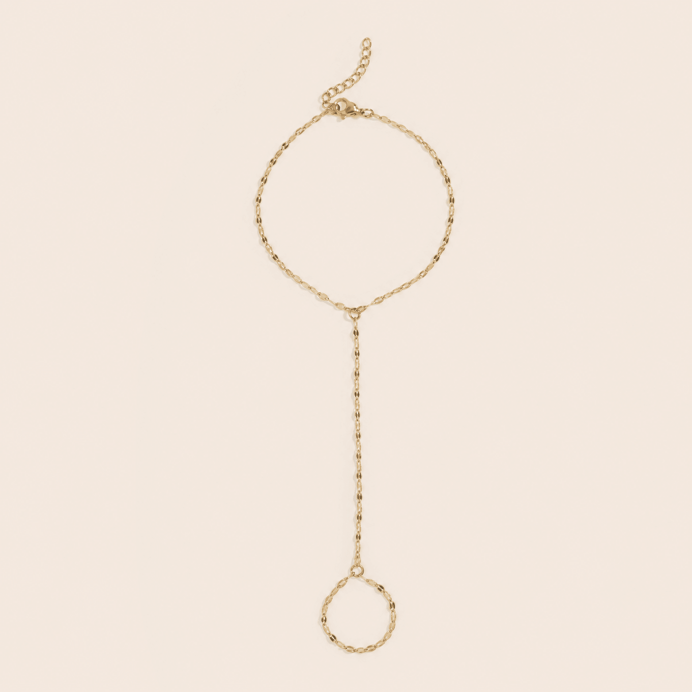 Dapped Oval Hand Chain - Gemlet
