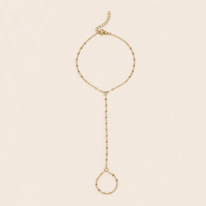 Dapped Oval Hand Chain - Gemlet