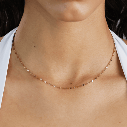 Dapped Oval Necklace - Gemlet